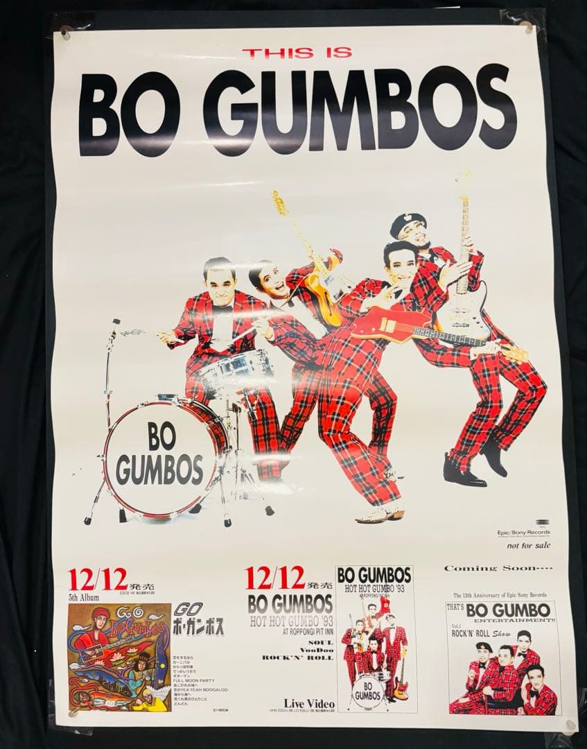 BO GUMBOS GO ポスター　ボガンボス