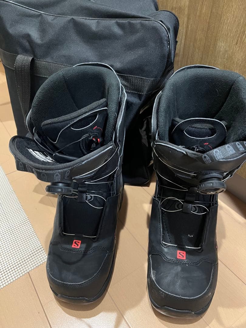 SALOMON スノーボード　ブーツ　27cm ボア　ブラック