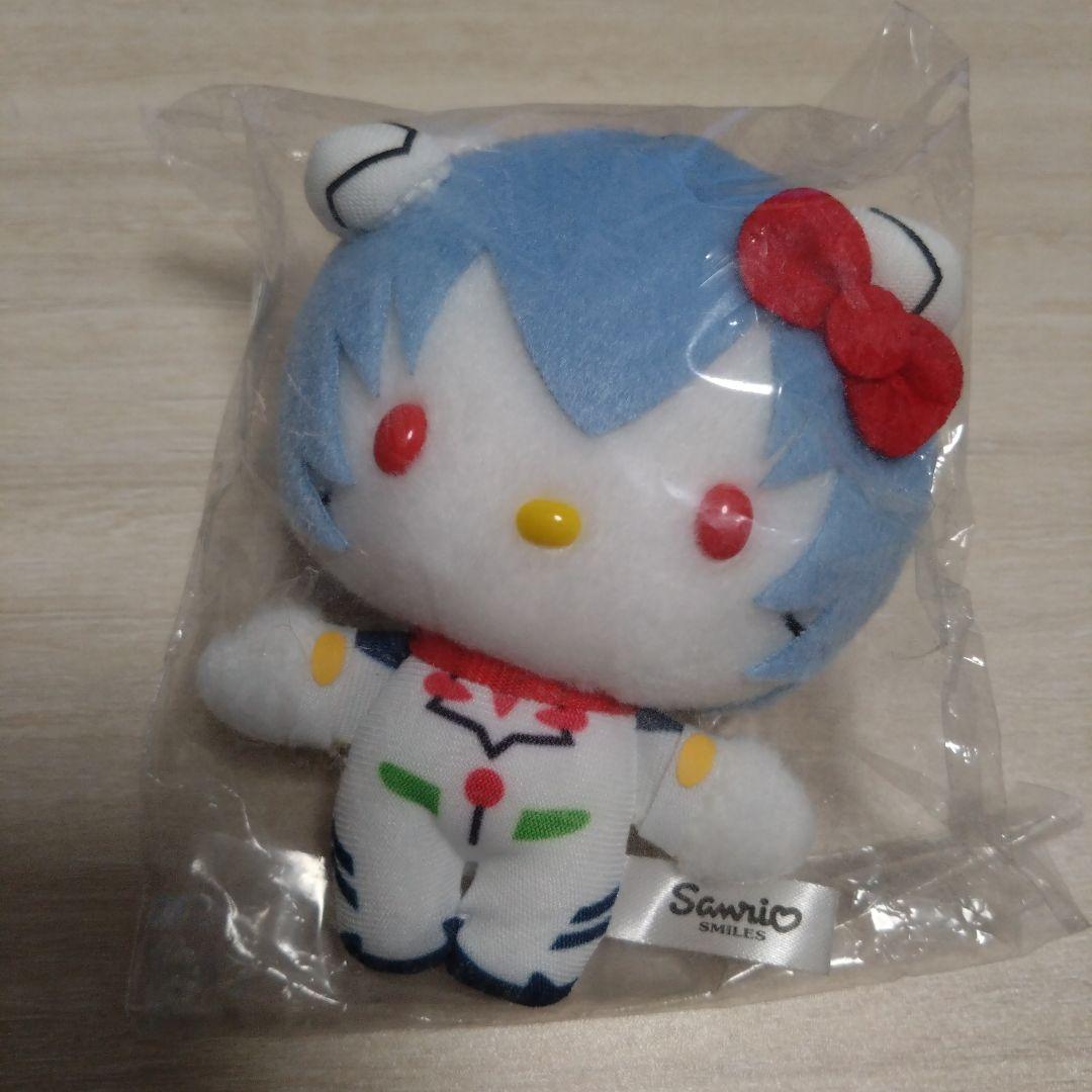 エヴァンゲリオン×ハローキティ ぬいぐるみ　綾波レイ