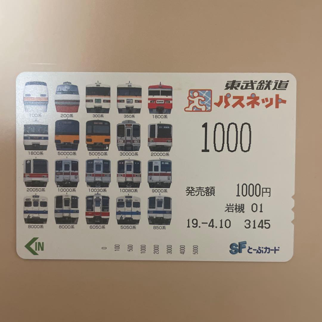 東武鉄道 パスネット