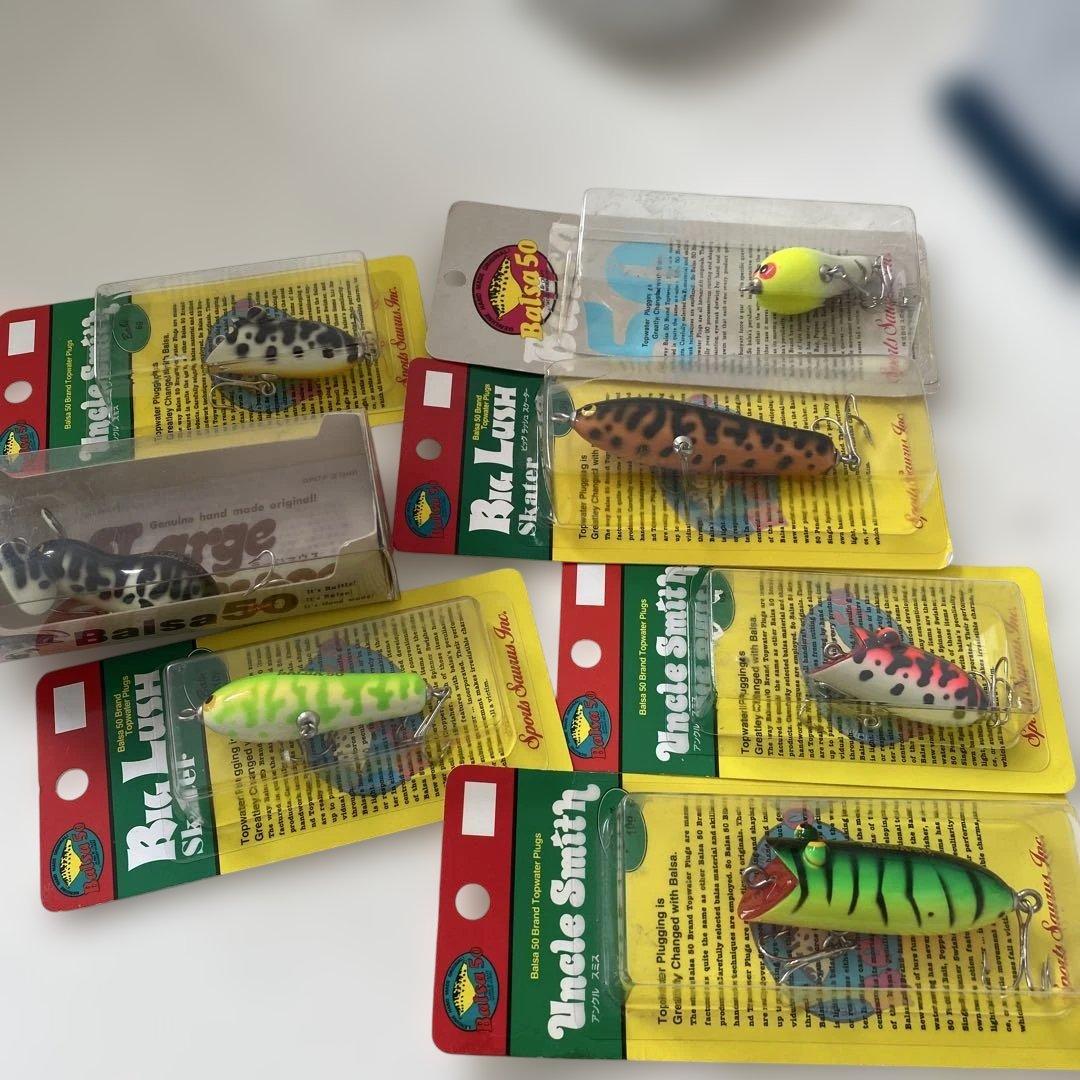 オールド　バルサ50 トップウォーター７個セット未使用