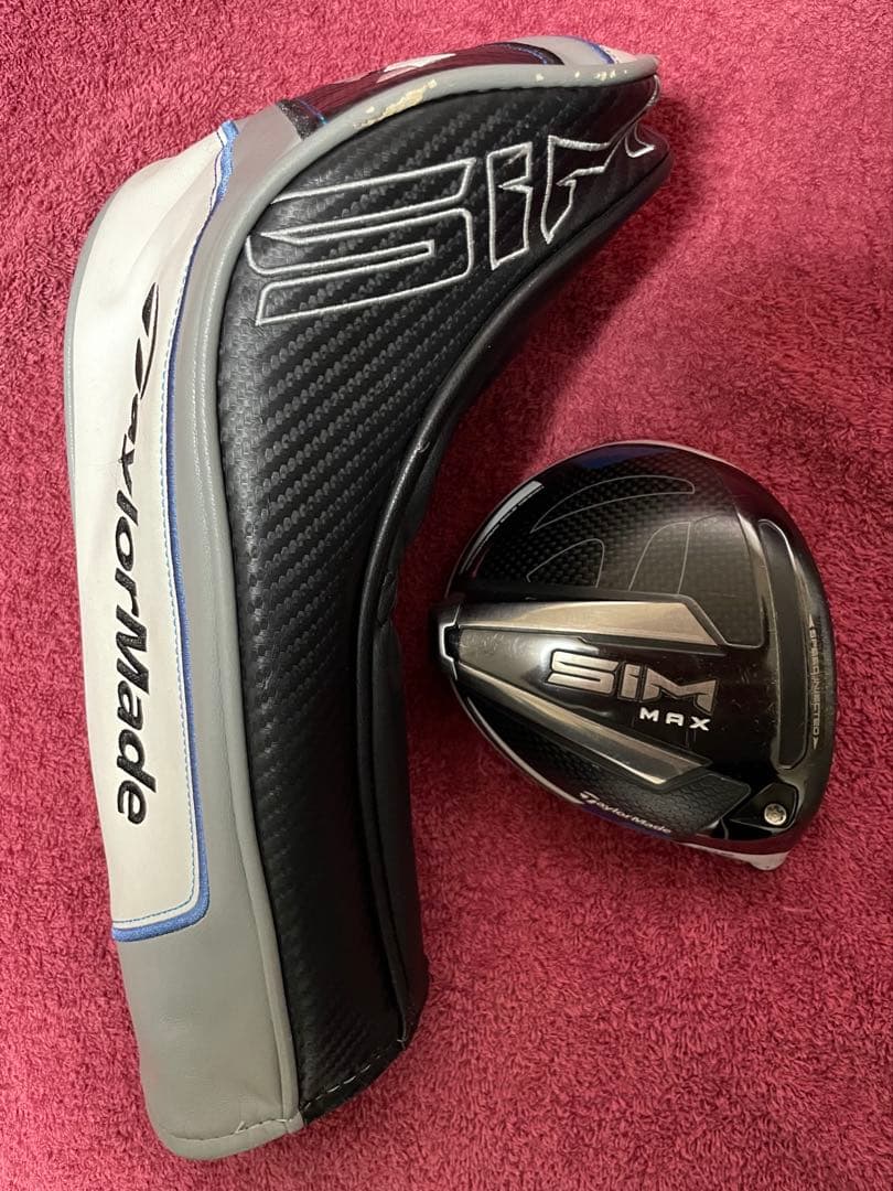 TaylorMade SIM MAXドライバー 10.5° ヘッドカバー付き