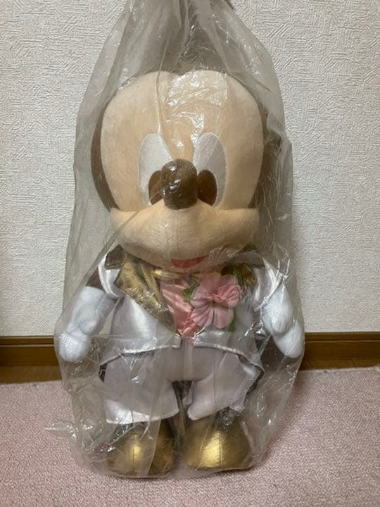 ミッキー タキシード ぬいぐるみ 結婚式 花婿 結婚祝い