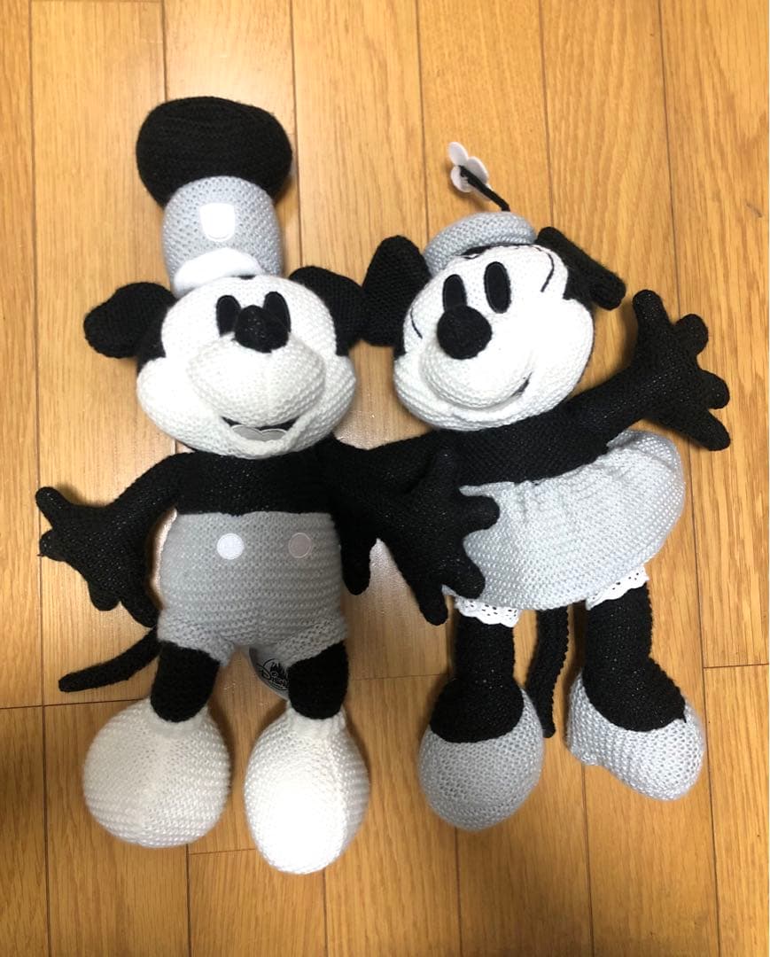 Disney Parks 海外限定 蒸気船ウィリー ミッキー ミニー ニット