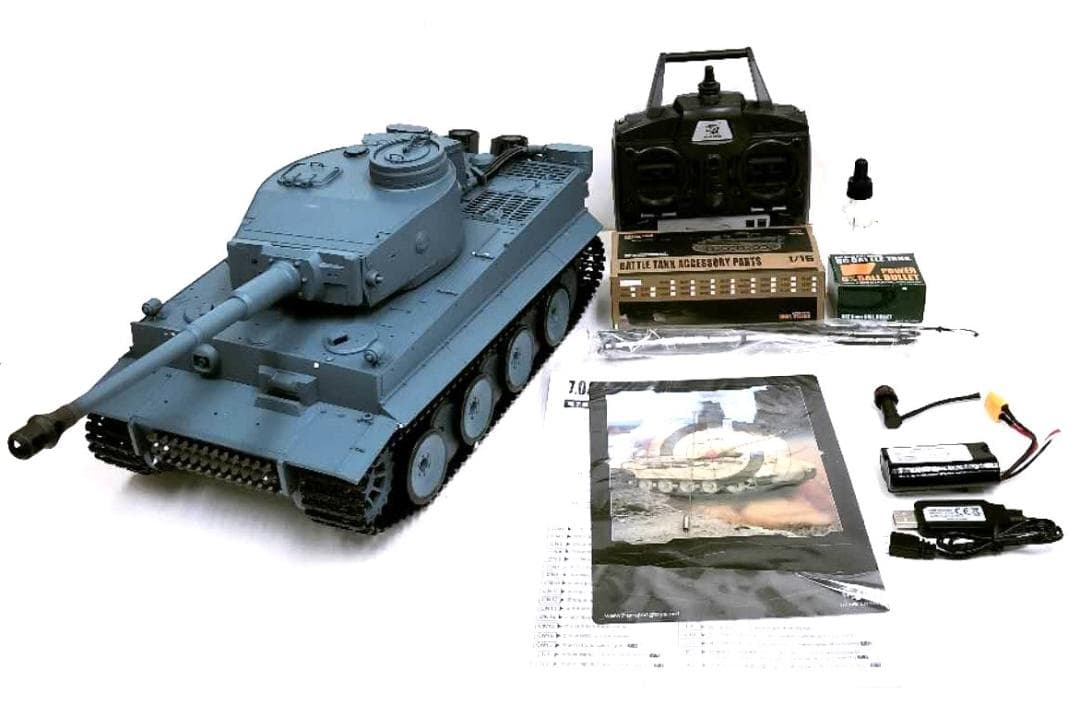 1/16戦車ラジコン　タイガーI型　ヘンロン3818-1 基板7.0若干箱凹み