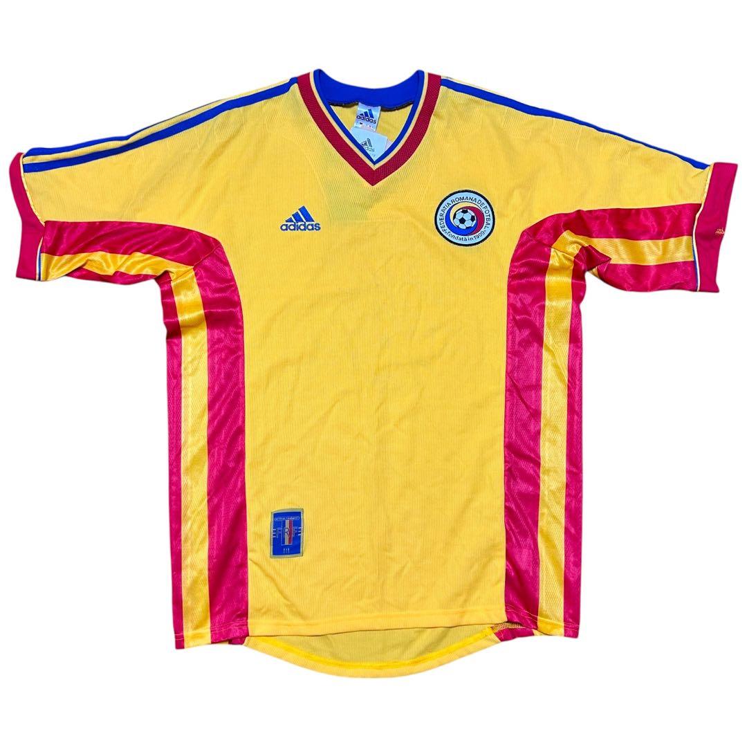 未使用品 タグ付き 1998年フランスW杯 ルーマニア代表 ホーム ユニフォーム