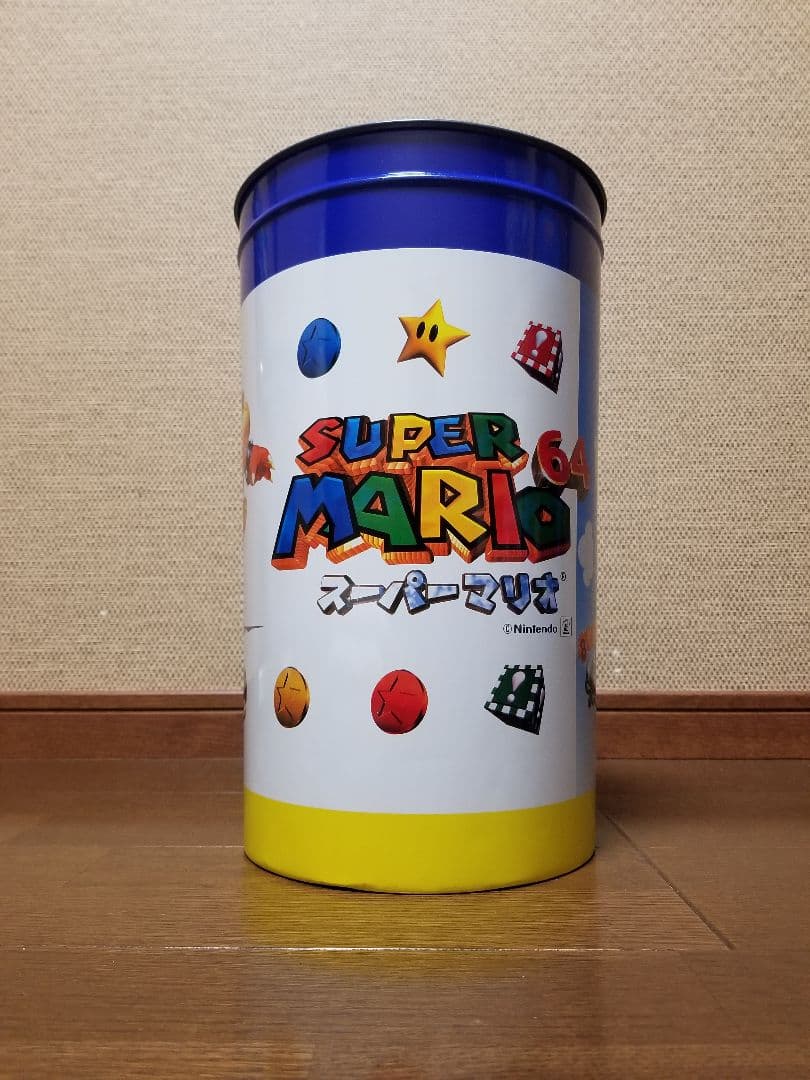 任天堂　Nintendo　スーパーマリオ　くろがね　スチール　ボックス　筒箱