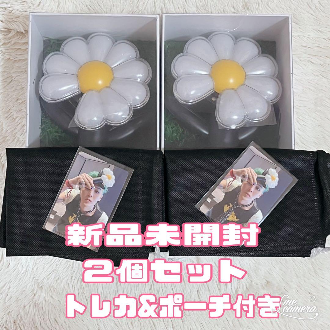 ２個セット　G-DRAGON ペンライト　トレカ付き　ジヨン　新品未開封