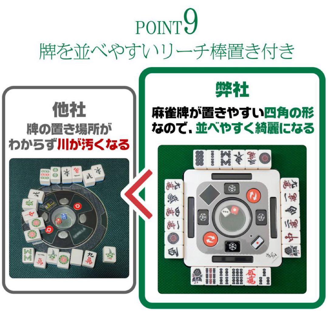 R2126全自動麻雀卓 家庭用折りたたみ 麻雀卓 全自動卓28mm ブラック