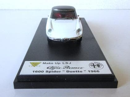 特価 MakeUp 1/43 アルファロメオ 1600 スパイダー Duetto