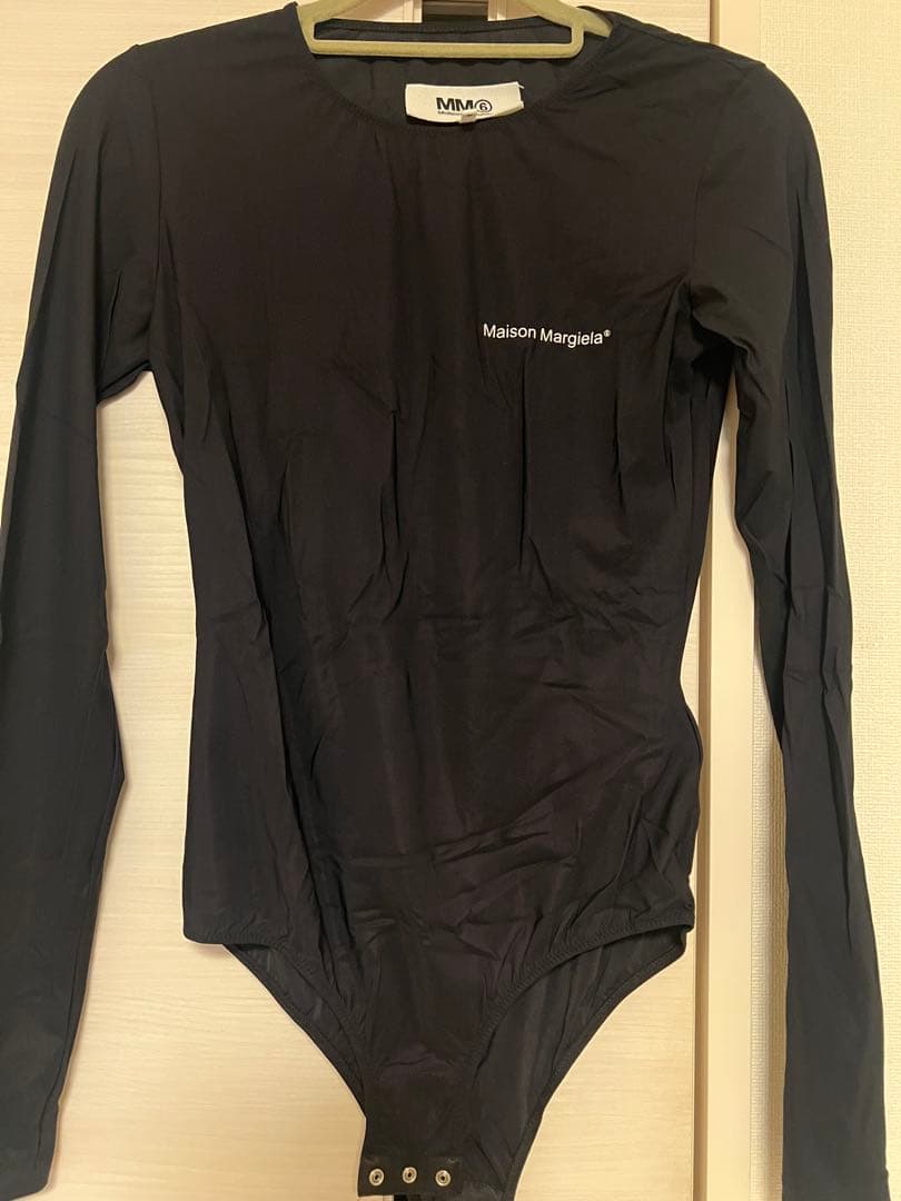 MM6 Maison Margiela ブラック レオタード