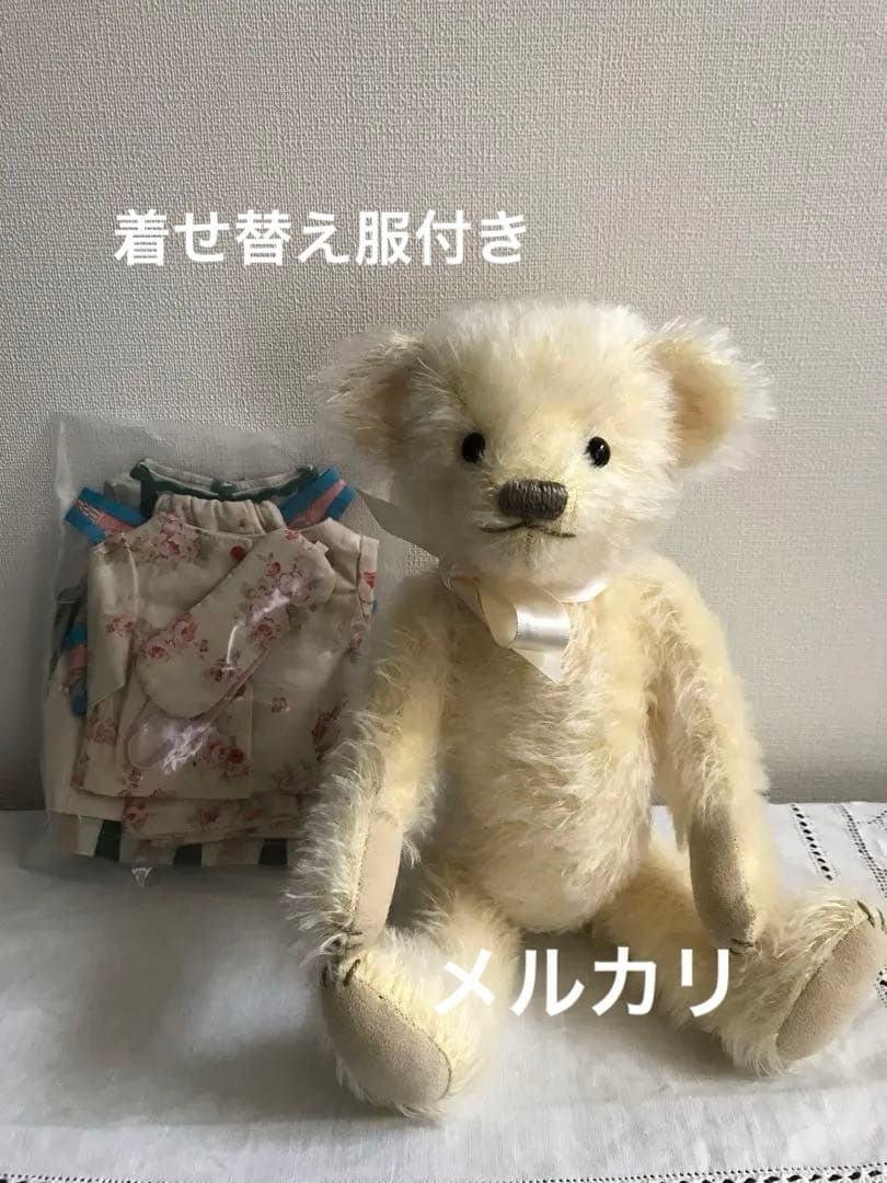 テディベア オフホワイトモヘア／作家様