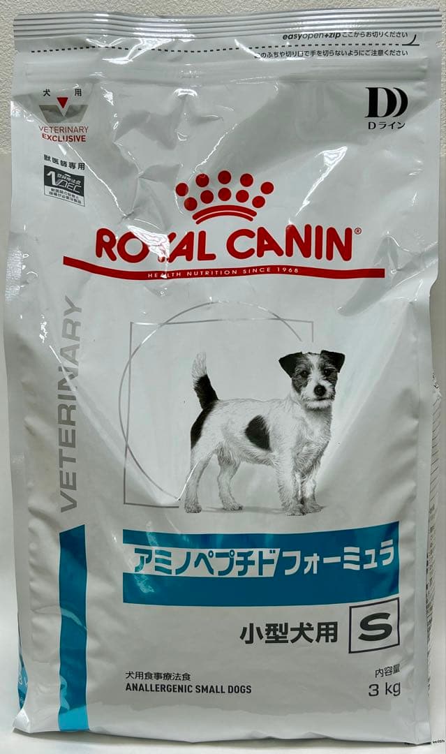 ロイヤルカナン アミノペプチドフォーミュラ 小型犬用S 3kg 1袋
