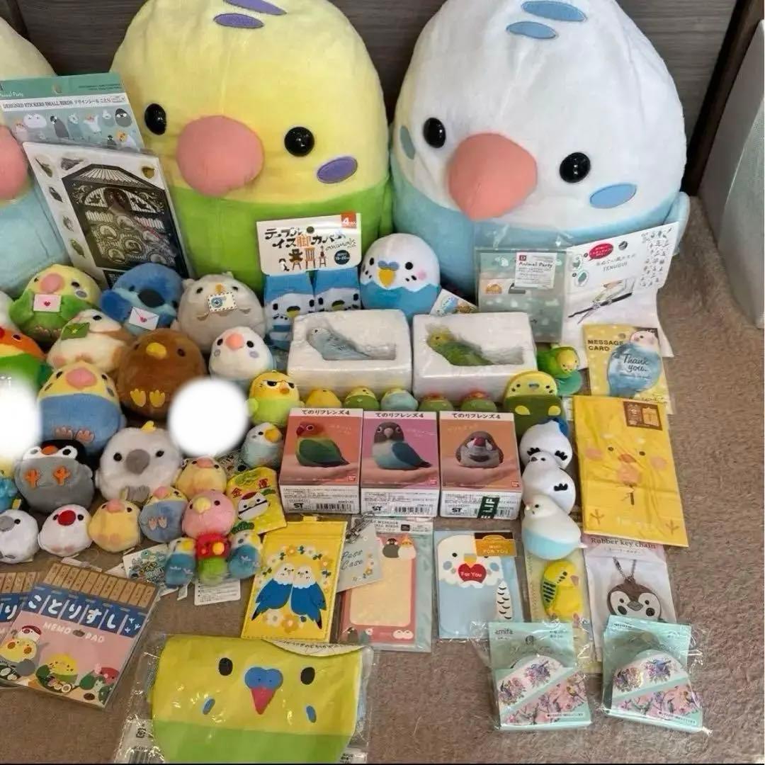 ことり隊　インコグッズ　セキセイインコ　70点　まとめ売り