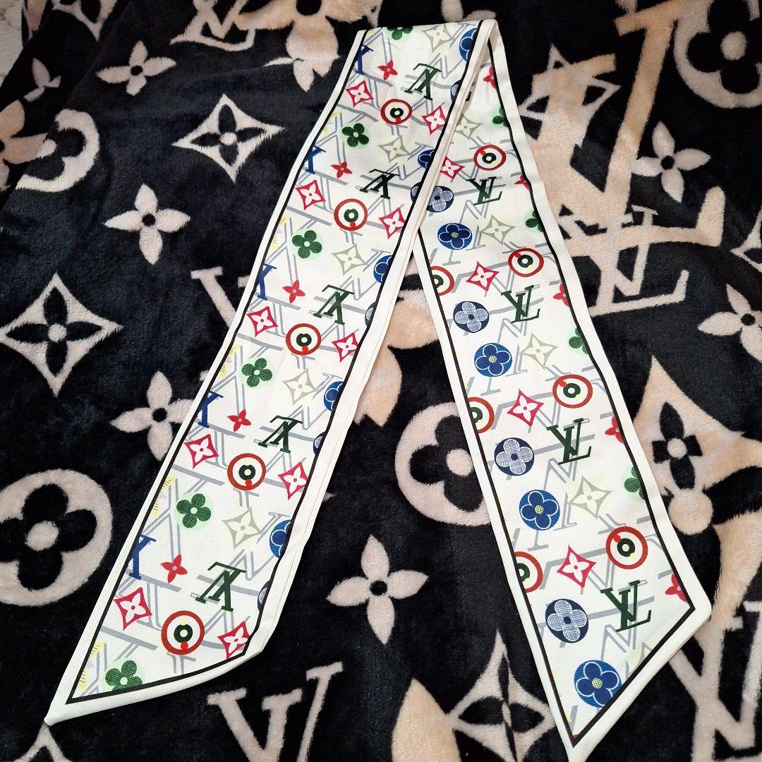 新品❣️LVリボンスカーフ マルチカラー ノベルティ 1点のみ☆バンドー
