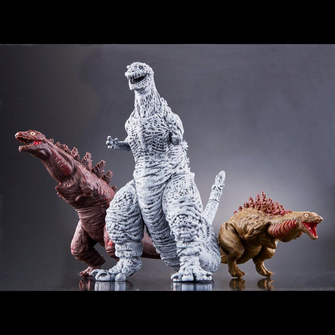 ●伝票跡無● シン・ゴジラ ムービーモンスターシリーズ 2016 形態変化3体