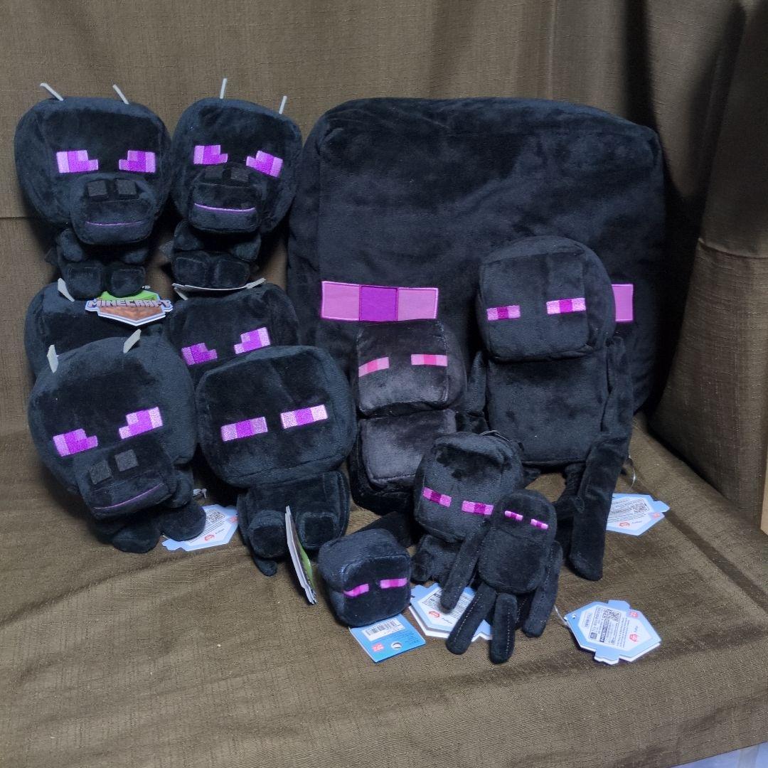 Minecraftマイクラ　エンダーマン　エンダードラゴン　ぬいぐるみまとめ売り