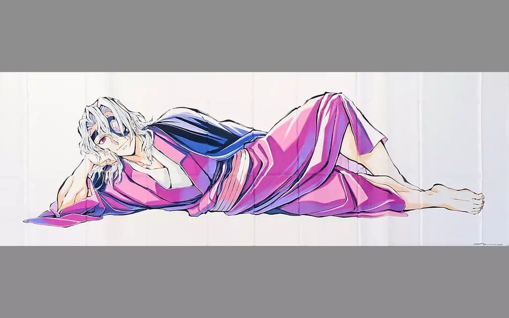 鬼滅の刃　C104 宇髄天元　等身大寝そべり布ポスター