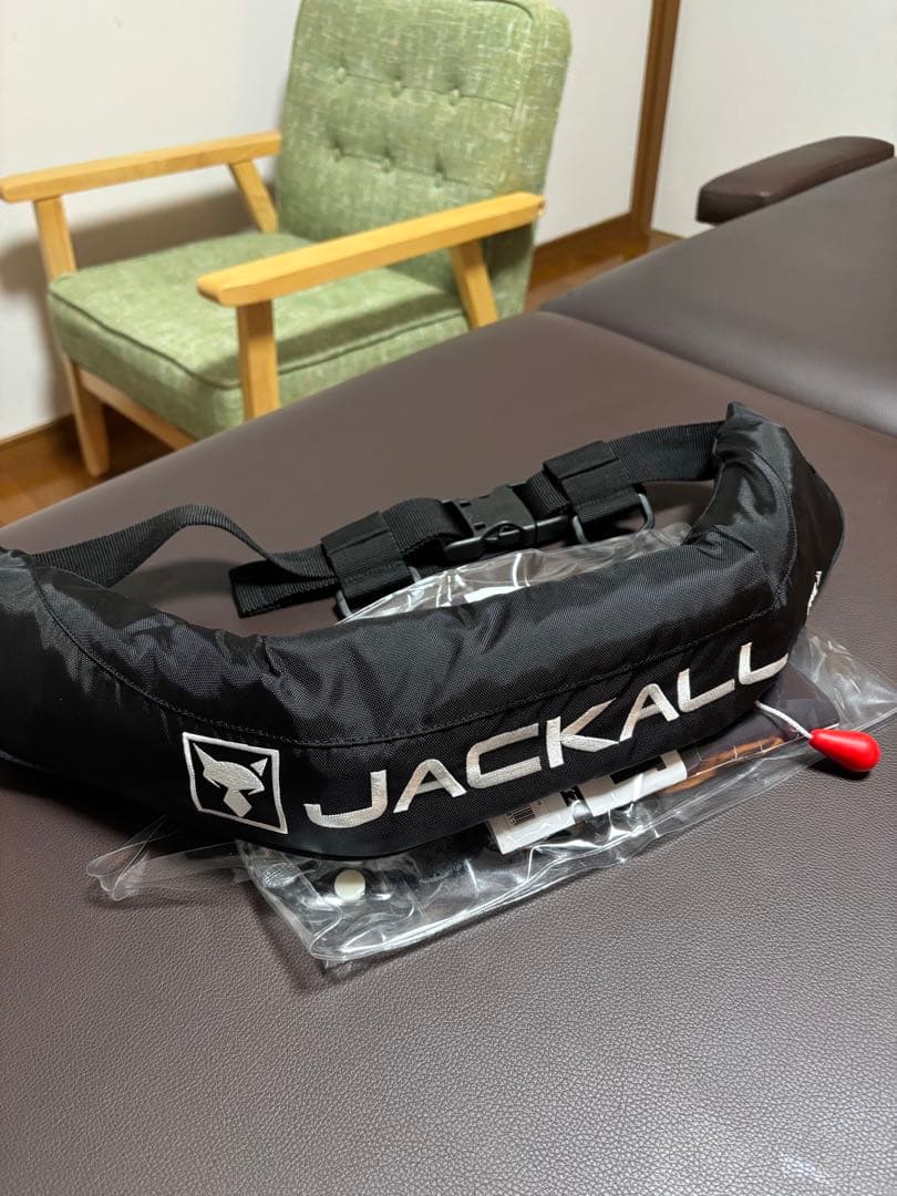 使用一回　JACKALL 自動拡張ライフジャケット-JF06桜マーク付き