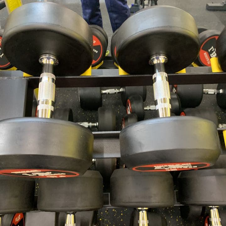 30%割引　ラバーダンベル　　42.5kg 2個