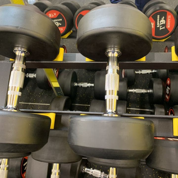 30%割引　ラバーダンベル　　42.5kg 2個