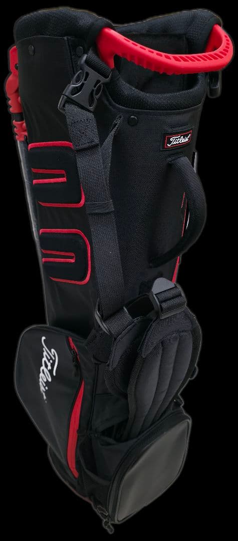 Titleist ブラック/レッド キャディバッグ