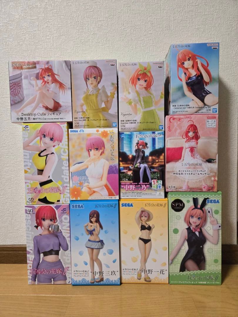 五等分の花嫁フィギュア12体セット