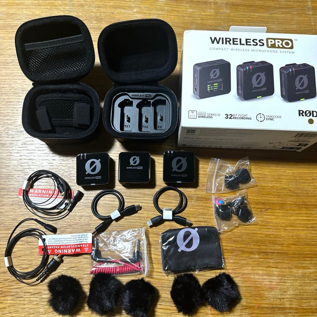 RODE WIRELESS PRO ワイヤレスマイク未使用に近い 動作確認のみ