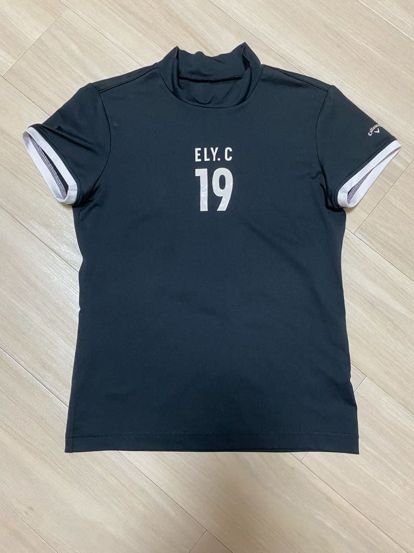 Ely.C 19 ゴルフシャツ レディース 黒