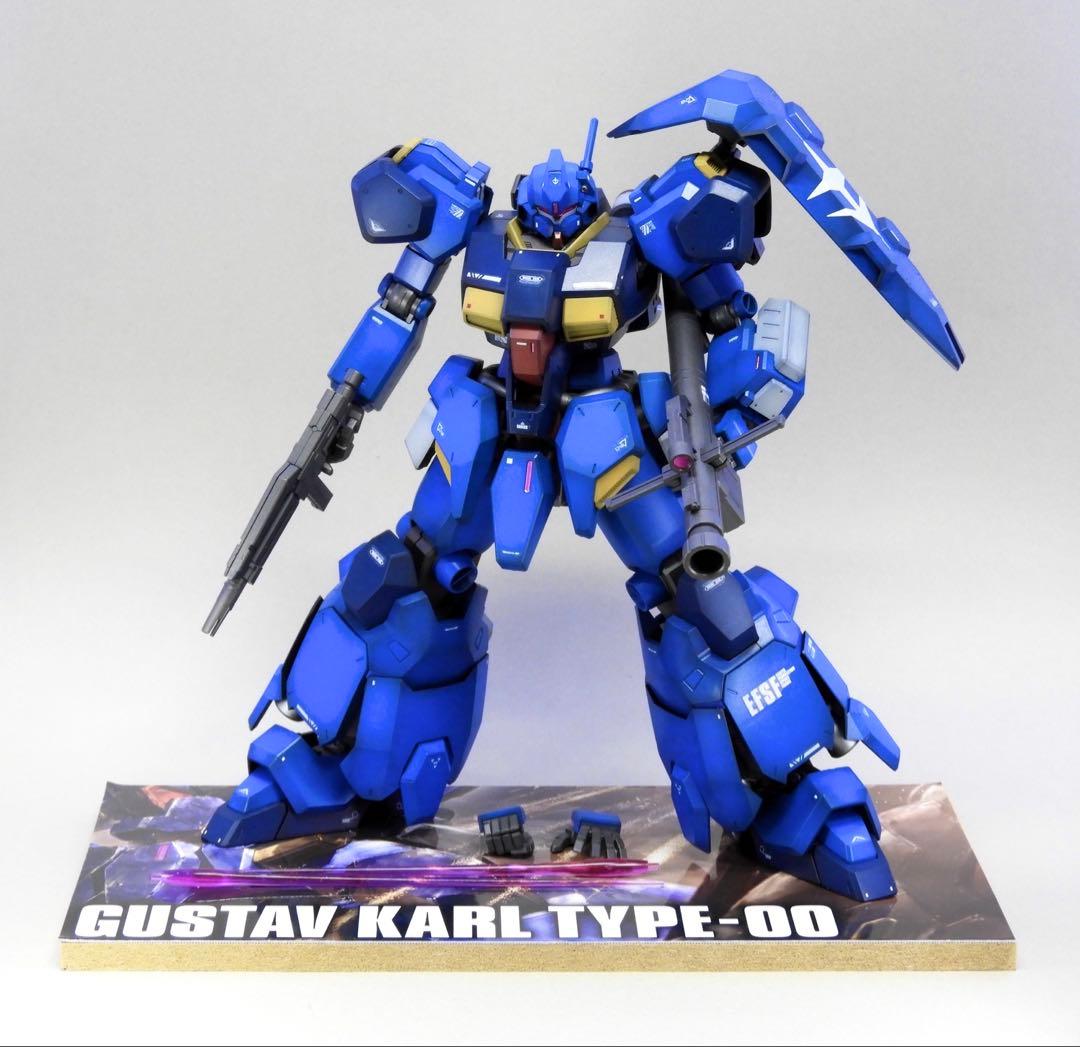 HGUC グスタフカール00型 全塗装 / ガンプラ 完成品