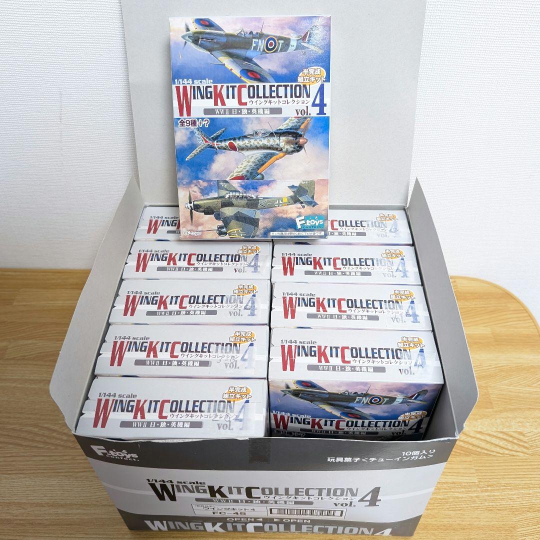 週末セール！　エフトイズ　ウイングキットコレクション4　10機入り 1BOX