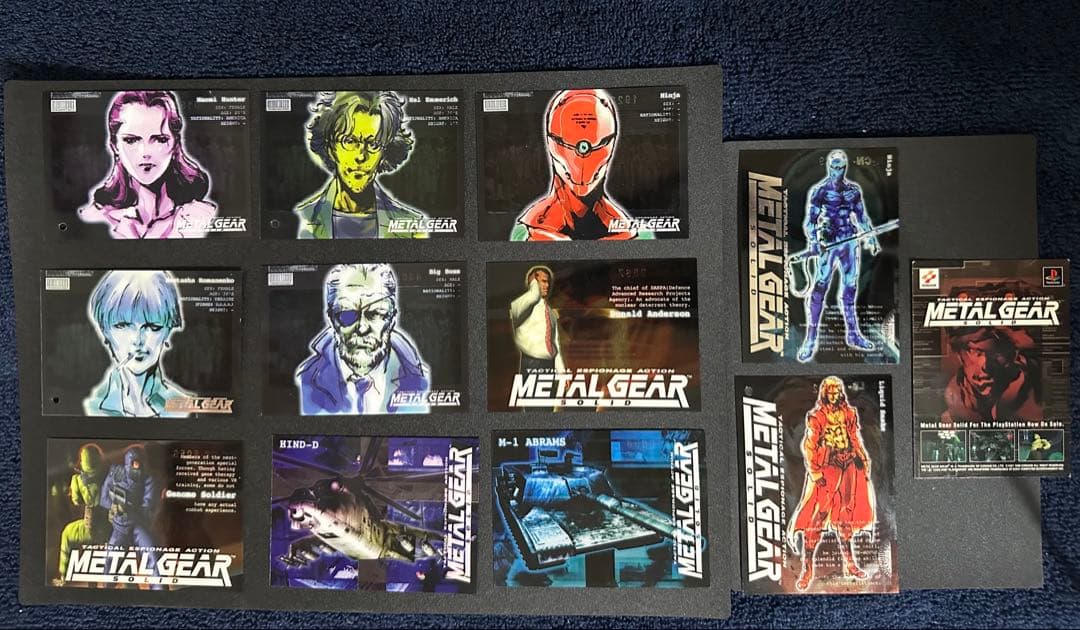 メタルギアソリッド　トレーディングカード　11枚+チェックリストカード
