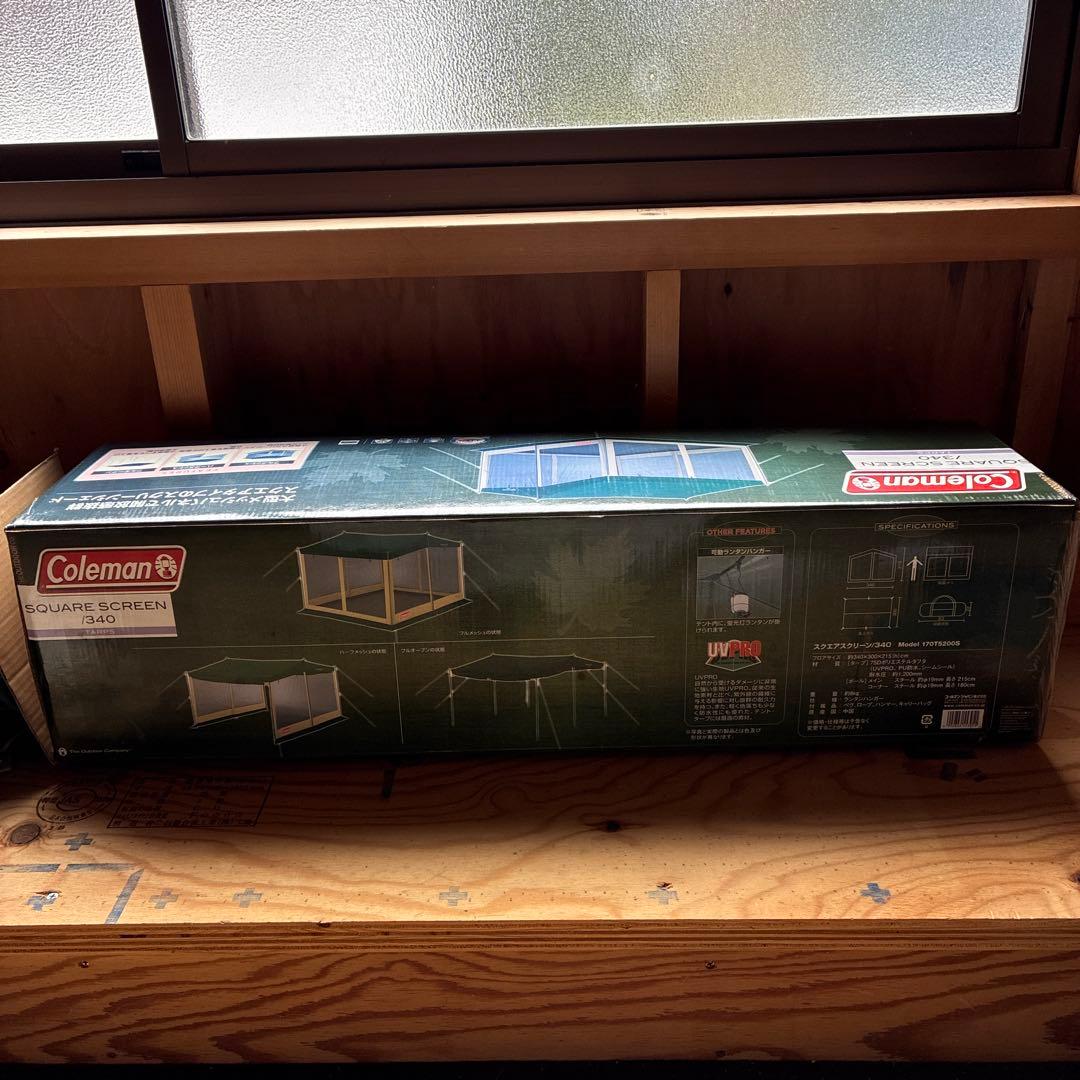 新品　コールマン　スクエアスクリーン340 タープ　キャンプ　アウトドア