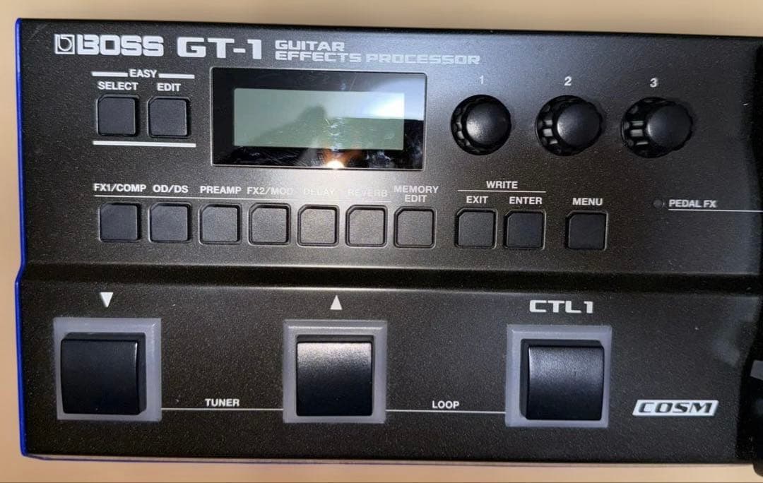 BOSS GT-1 マルチエフェクター　 ACアダプター　教科書