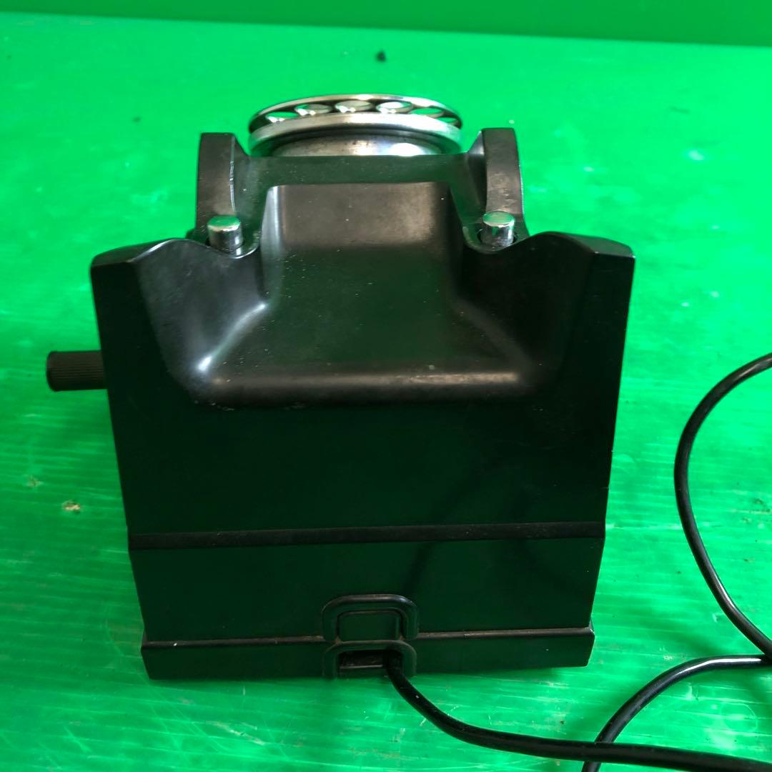 昭和レトロ アンティーク ダイヤル式電話 黒電話機 動作未確認 現状渡し
