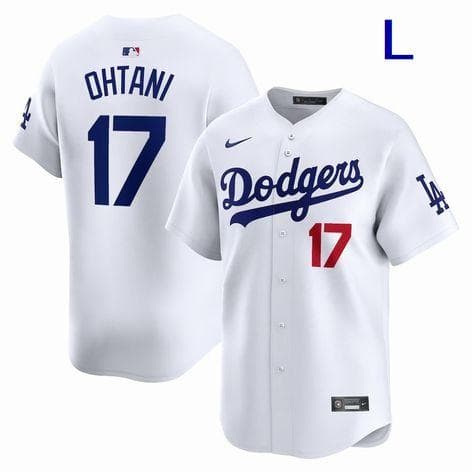 ナイキ ロサンゼルス ドジャース 大谷翔平 リミテッドユニフォーム L ホワイト