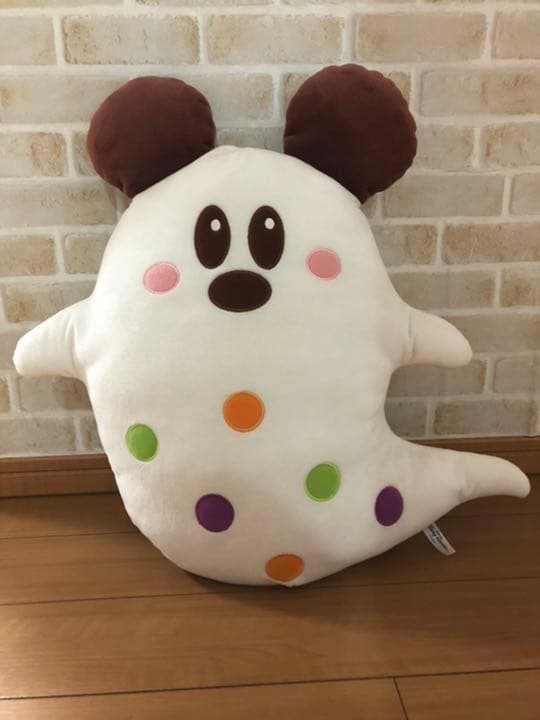おばけミッキー&ミニーぬいぐるみクッション「アブーズ・バザール」景品【最終値引】