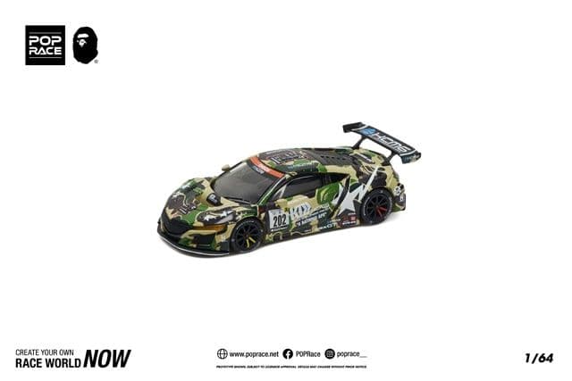 POP RACE ホンダNSX GT3 EVO22 KCMG APE