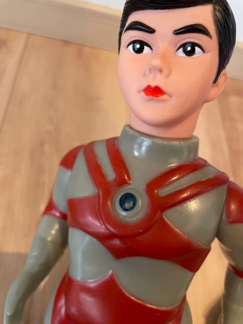当時物　【ウルトラマンエースA 】面取れ　マスク取れ　ソフビ　ブルマァク