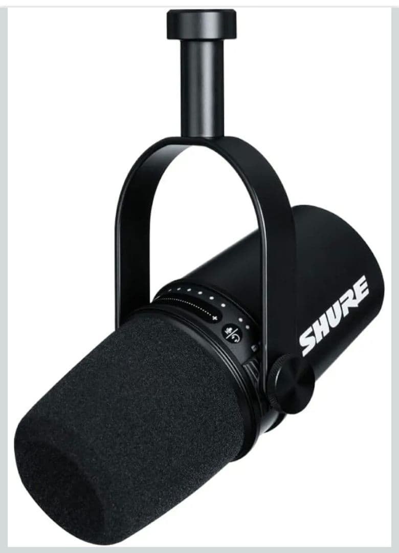 し*ん様 SHURE MV7 コンデンサーマイク ブラック