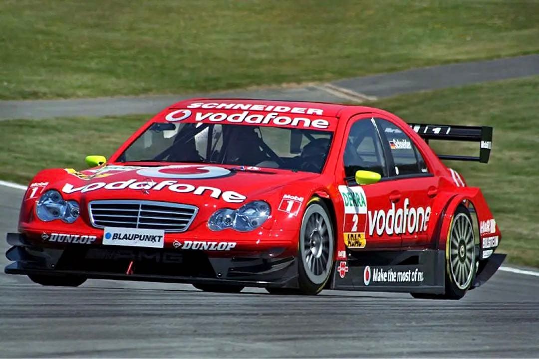 絶版 タミヤ RC 1/10 ボーダフォン・AMGメルセデス DTM 完成ボディ