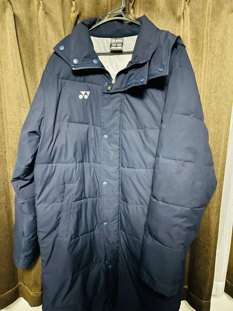 YONEX ネイビー ダウンベンチコートコート Lサイズ