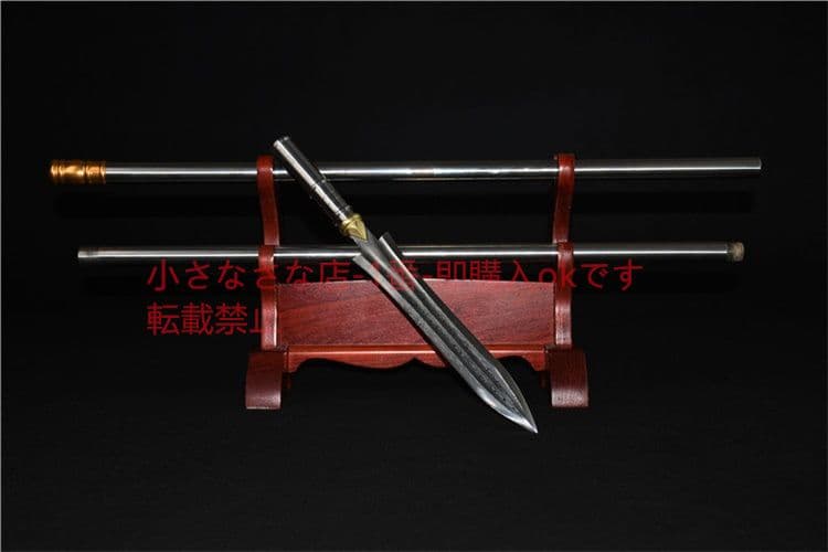 模様竜胆銃  古兵器 武具 刀装具 日本刀 模造刀