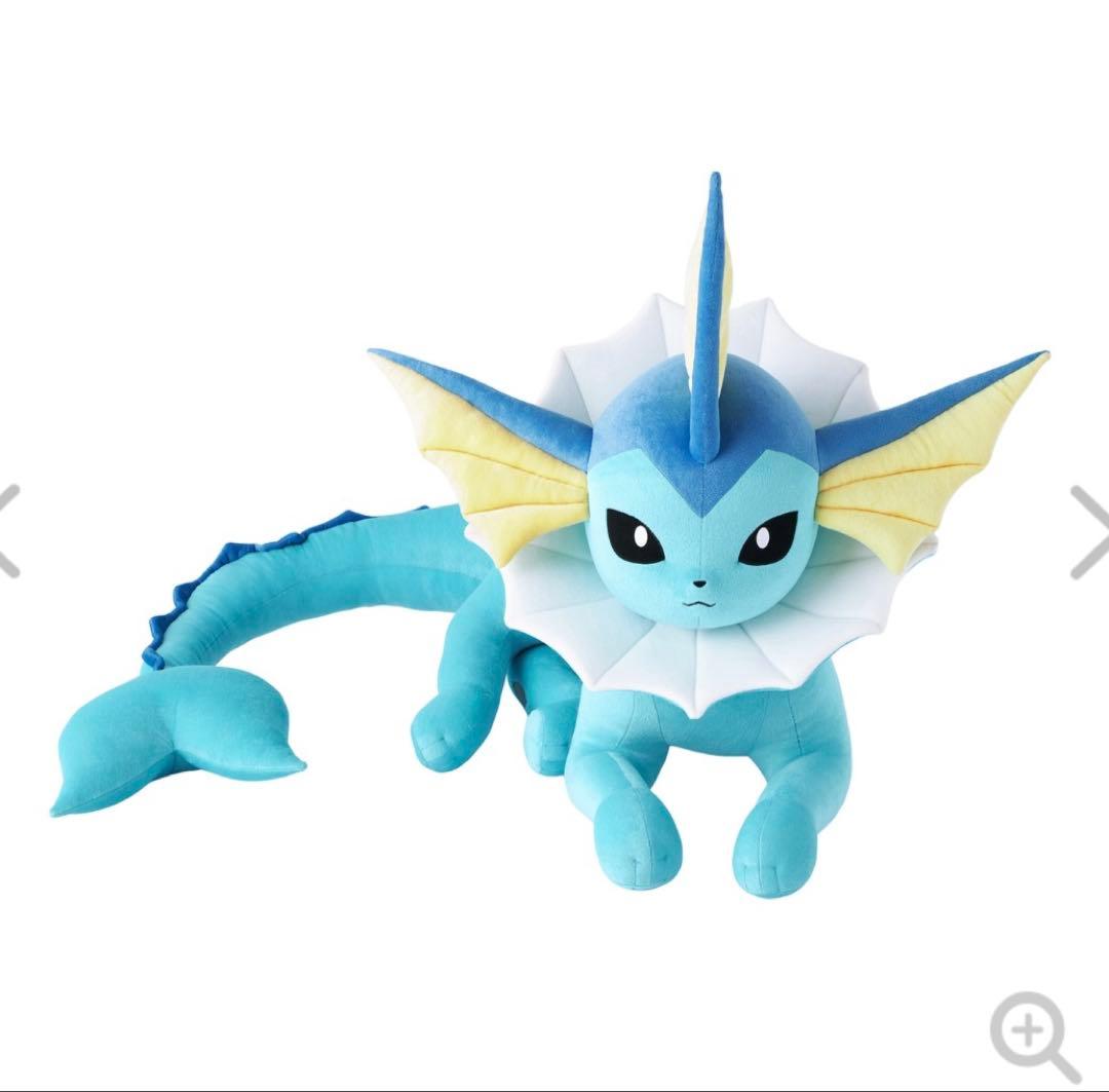ポケモンセンター限定　シャワーズ　等身大ぬいぐるみ　ブイズ　寝そべり