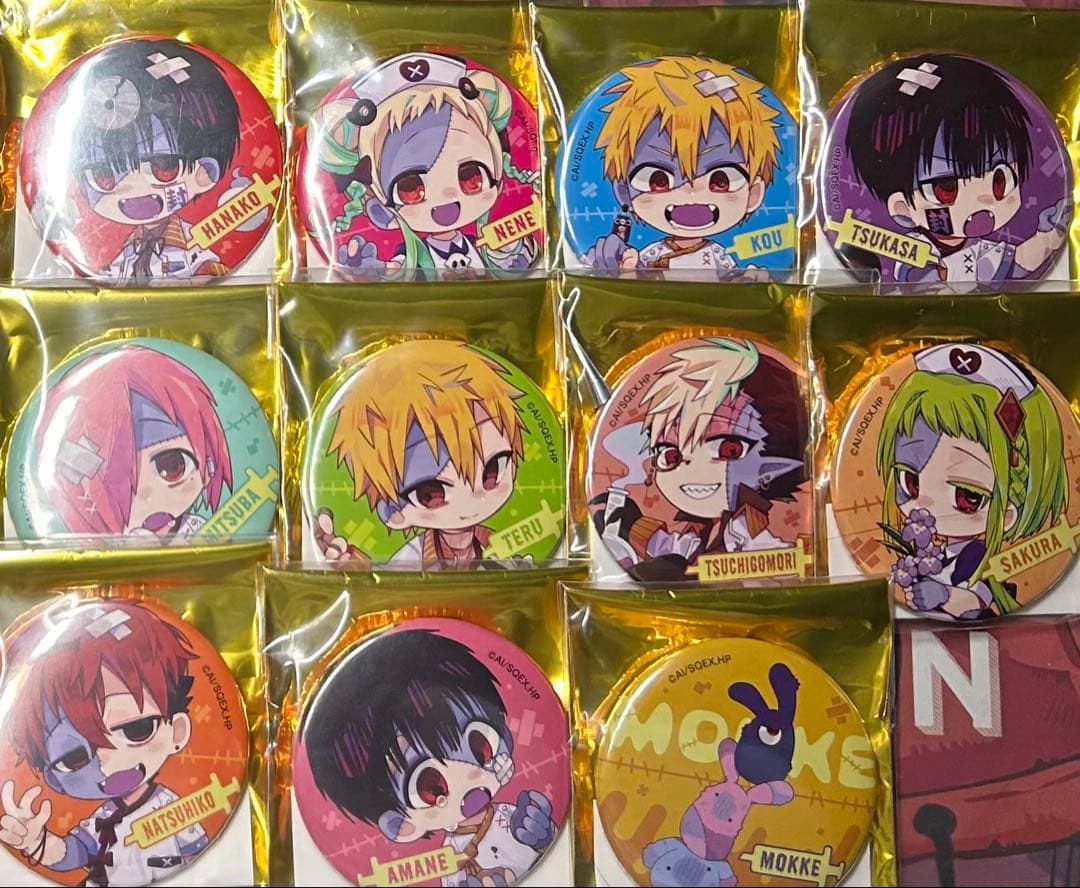 地縛少年花子くん　ゾンビ　缶バッチ　花子くん　グッズ　コンプ