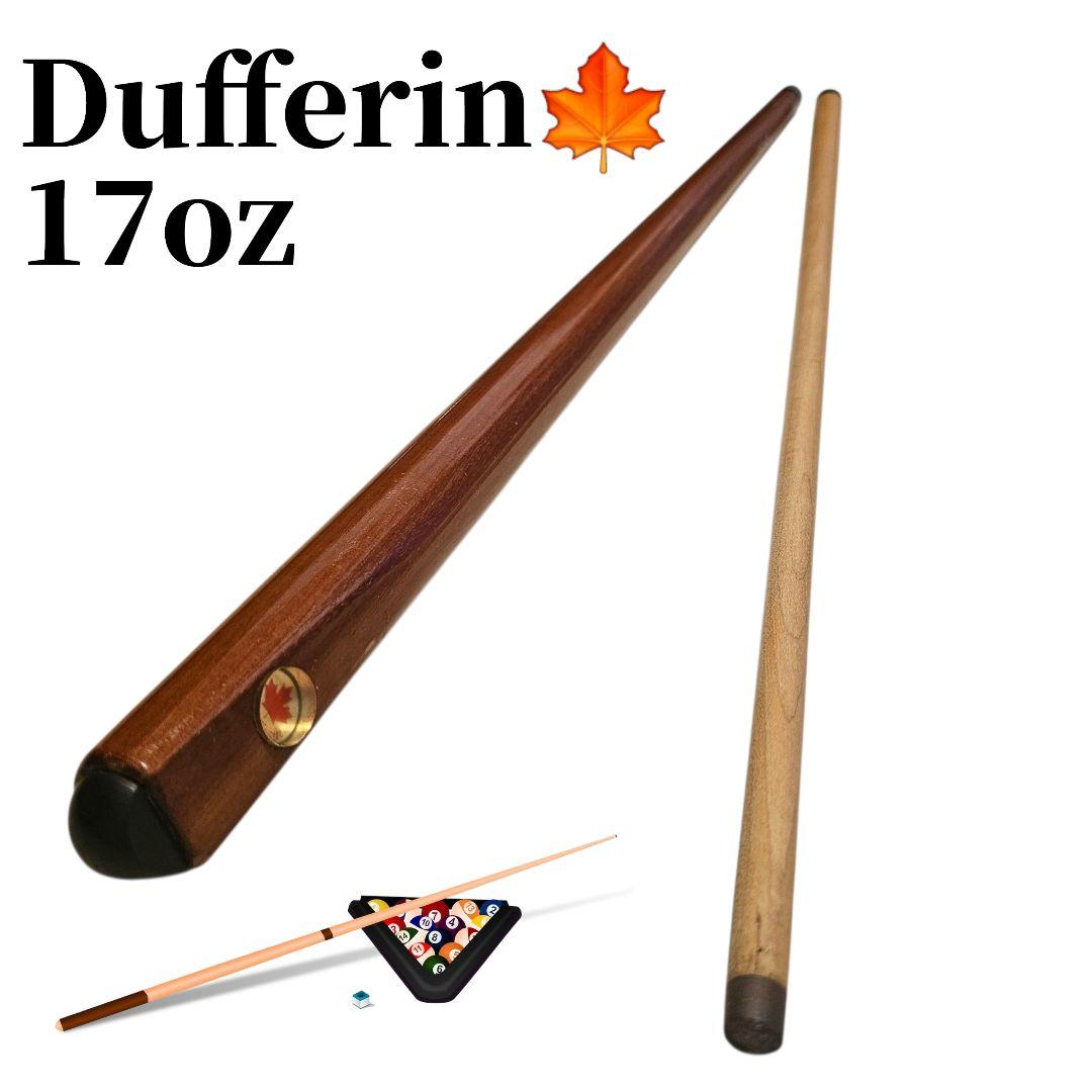 ビリヤード キュー Dufferin ダファリン 17oz メープル ロゴ入り