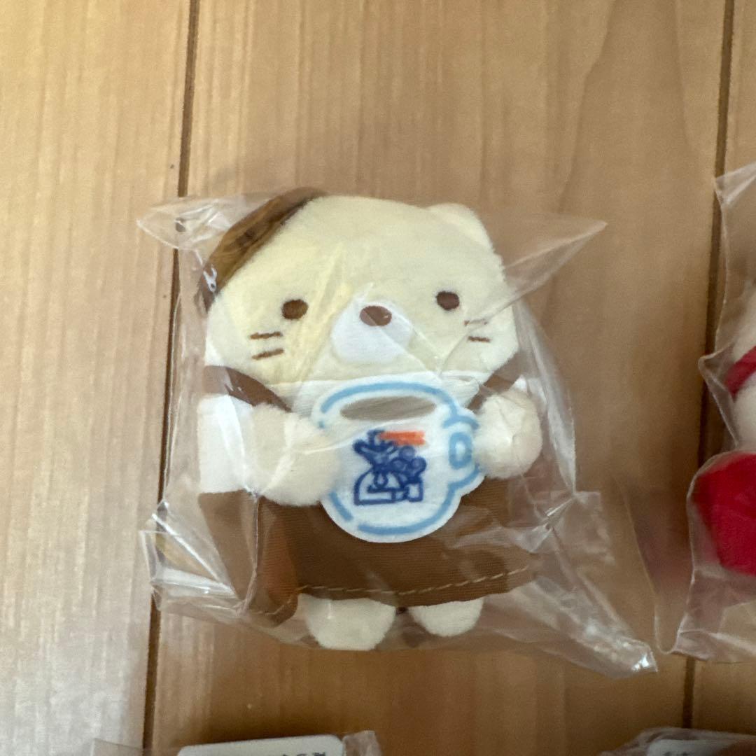 新品未開封☆すみっコぐらし×コメダ珈琲店　てのりぬいぐるみ　6つセット