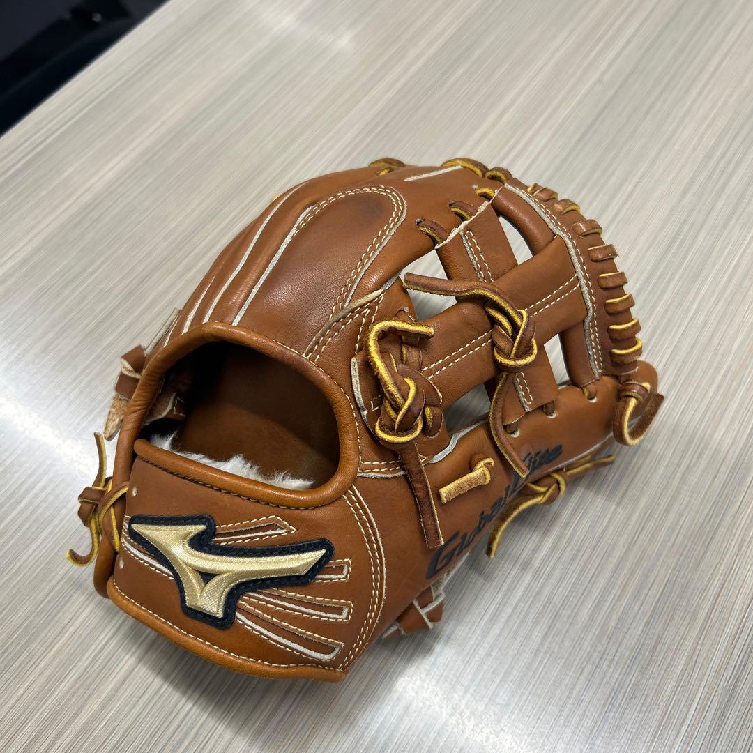 練習Mizuno Global Elite グローブ ブラウン