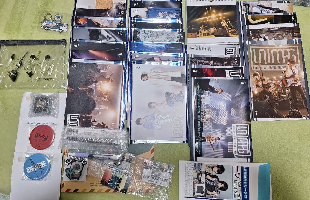 【UNIMAG】ユニゾンファンクラブ会報Vol.1〜23＋グッズ