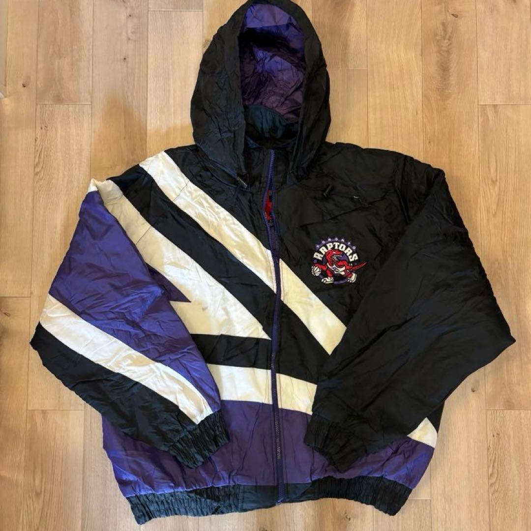 90s Toronto Raptors トロント・ラプターズ　ダウンジャケット